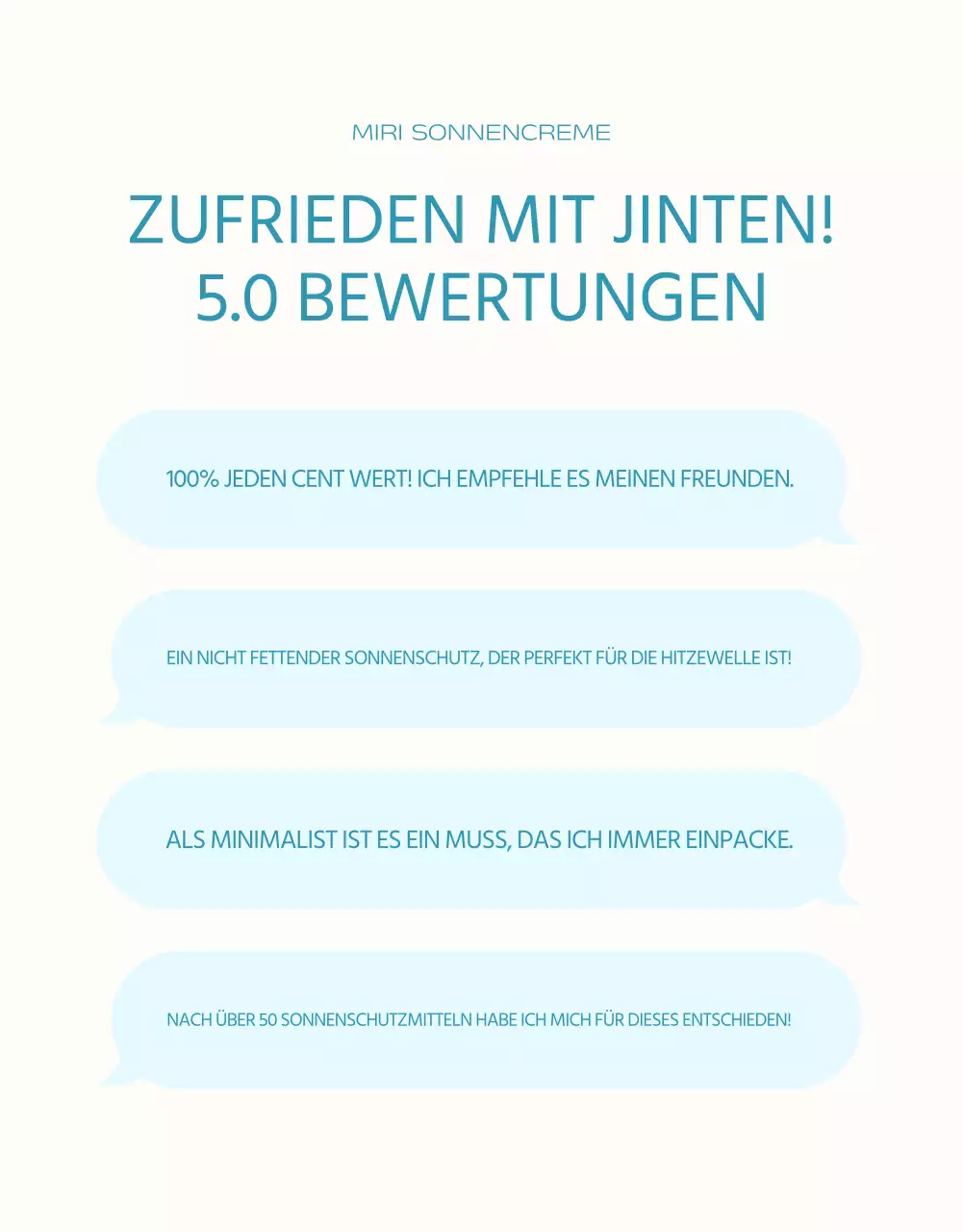 Ein einfacher Sonnenschutz in Hellblau und Orange erklärt