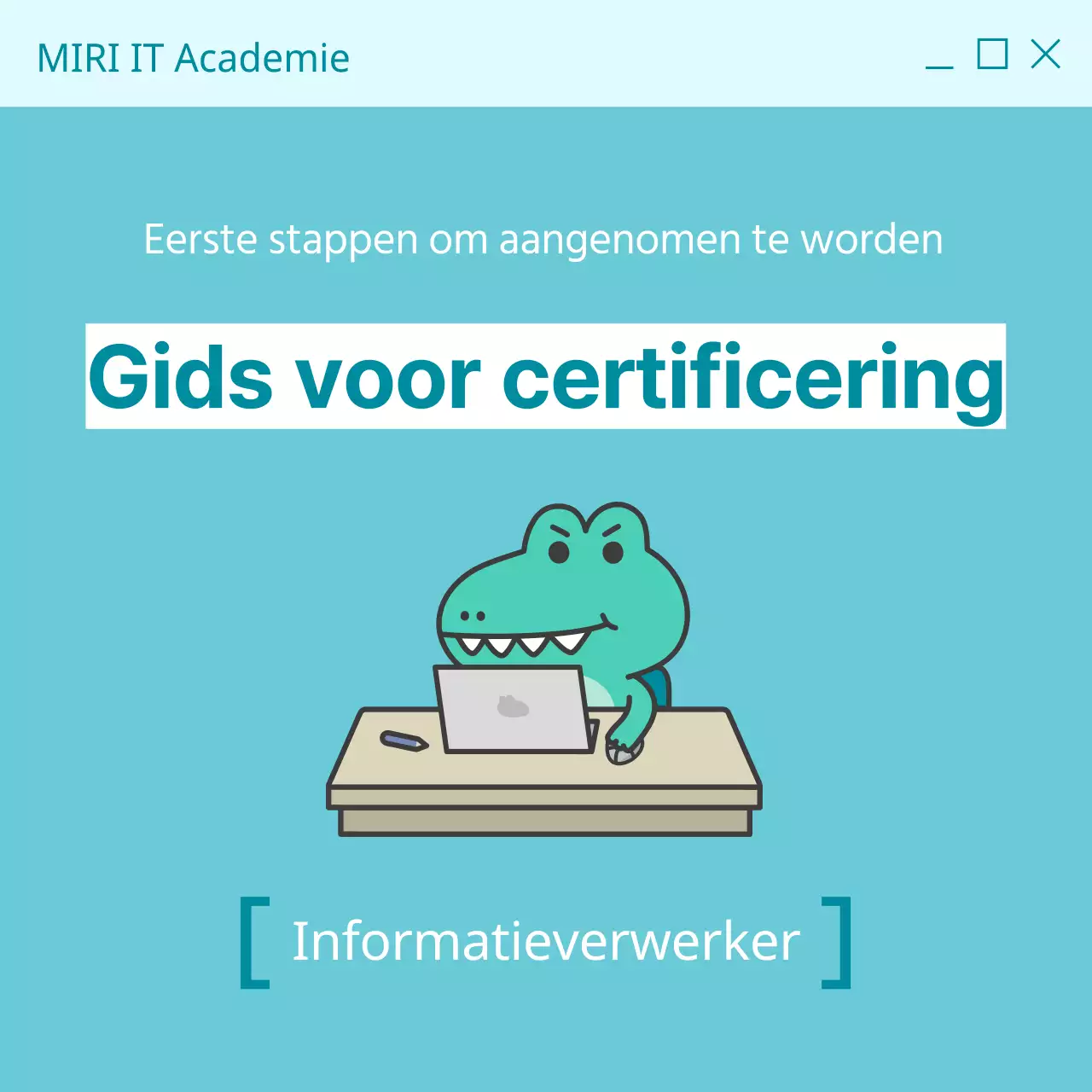 Promoot trendy certificeringscursussen met een lichtblauwe achtergrond