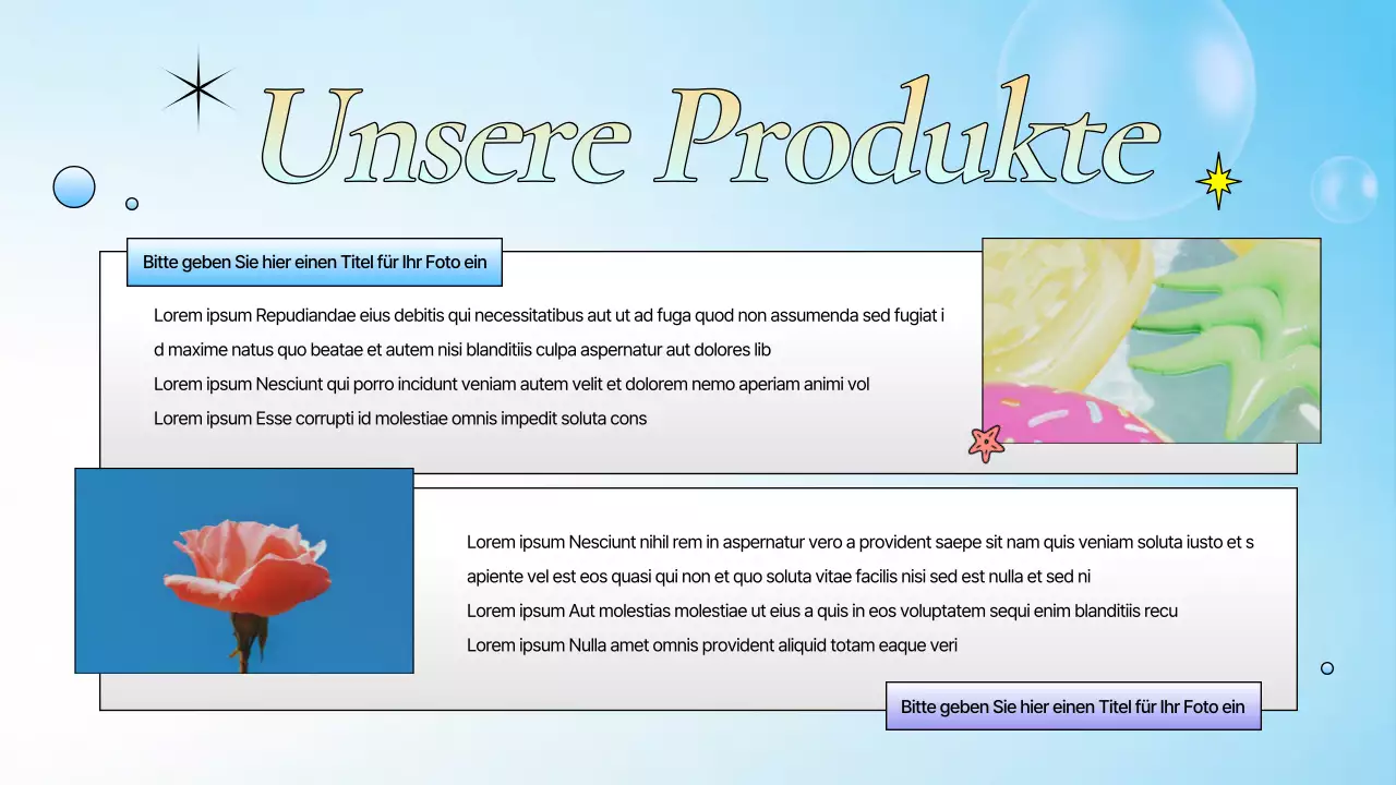 Kitschiger Markenslip für den Sommer in Blau