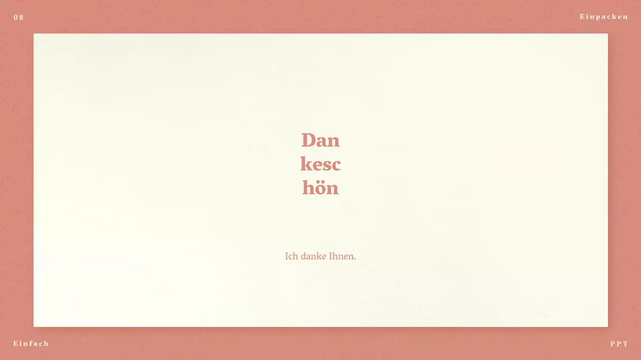 Rosa minimalistische Vorschläge für lange und kurze Beiträge