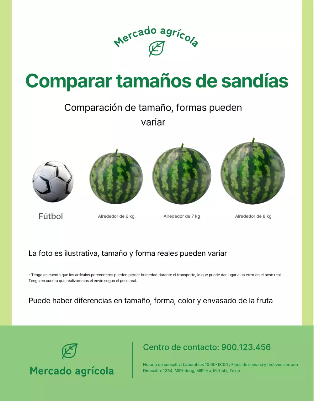 Promover la fruta fresca sencilla en colores verde y chartreuse