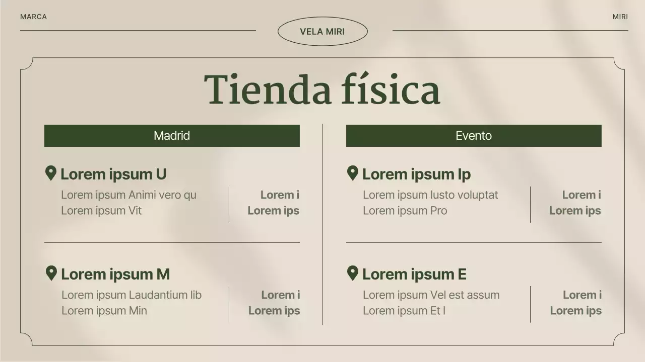 Guía de talleres de velas vintage en marrón y verde