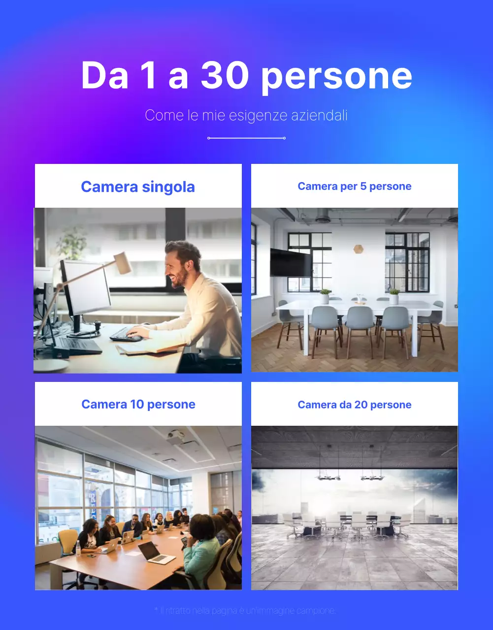 Promuovere il moderno spazio ufficio condiviso di Blue