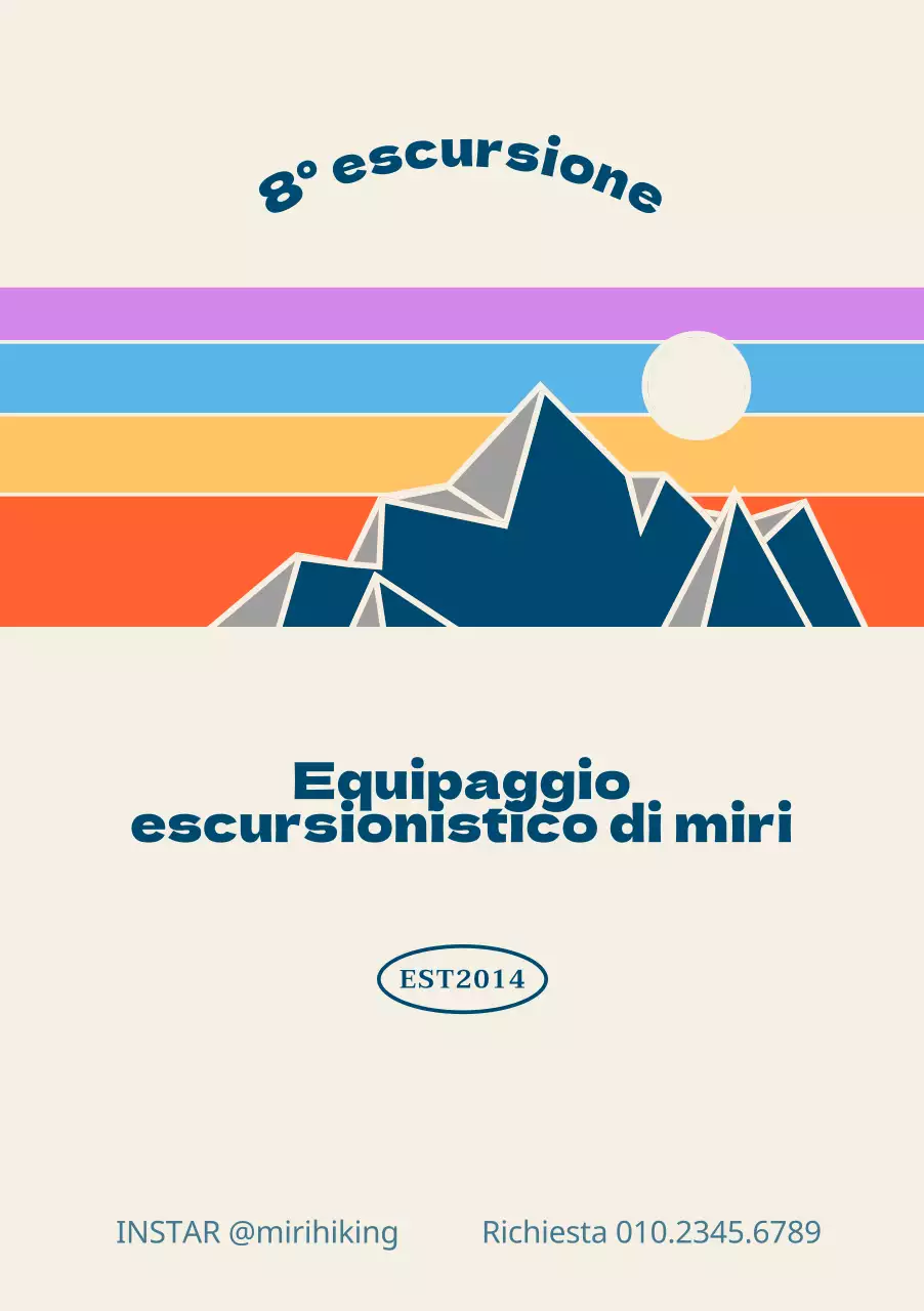 Promuovere l'associazionismo montano con illustrazioni colorate di montagne e paesaggi