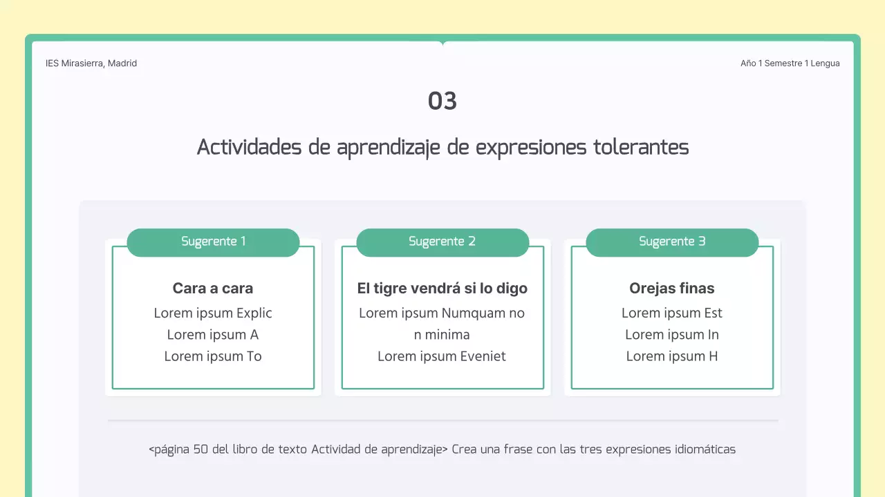 Un libro verde y amarillo: lección conceptual sobre expresiones idiomáticas coreanas en la enseñanza media