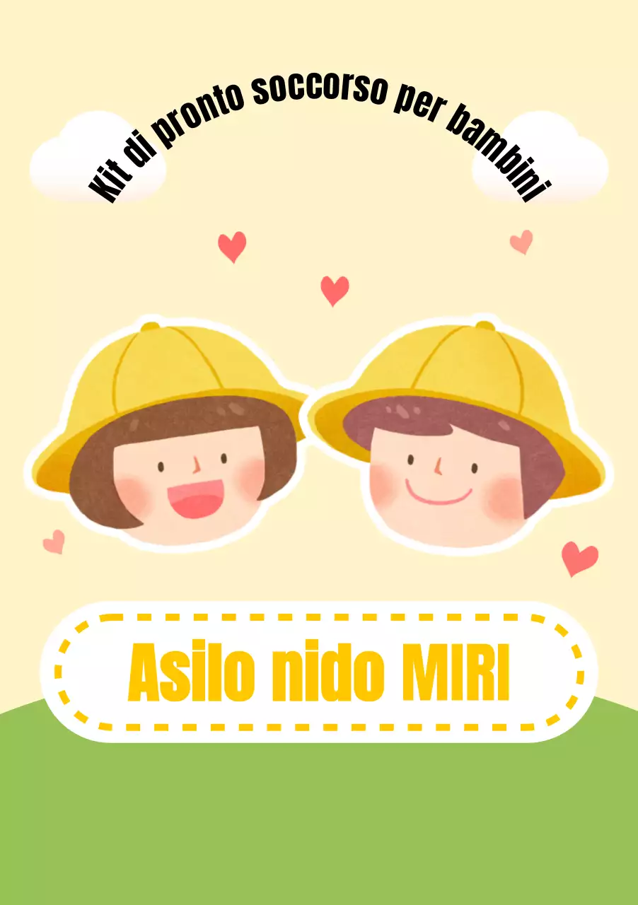 Design per cameretta con simpatiche illustrazioni di bambini