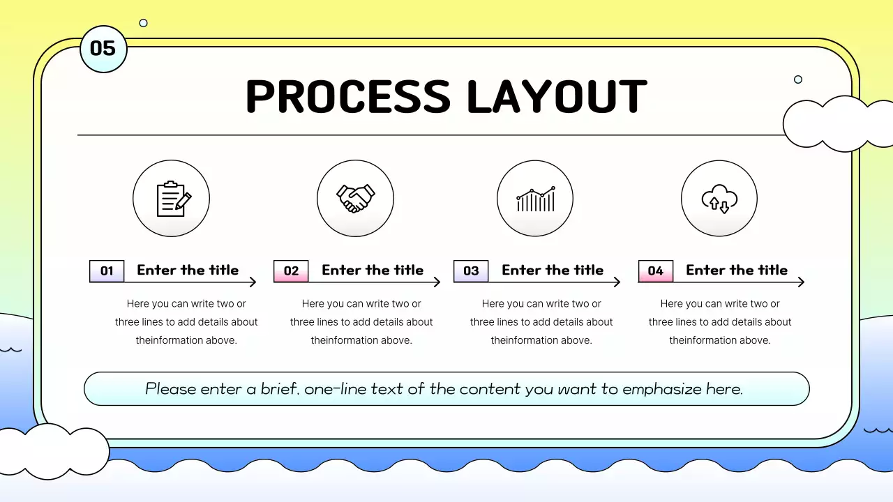 다채로운 장난기 넘치는 브랜드 프레젠테이션
