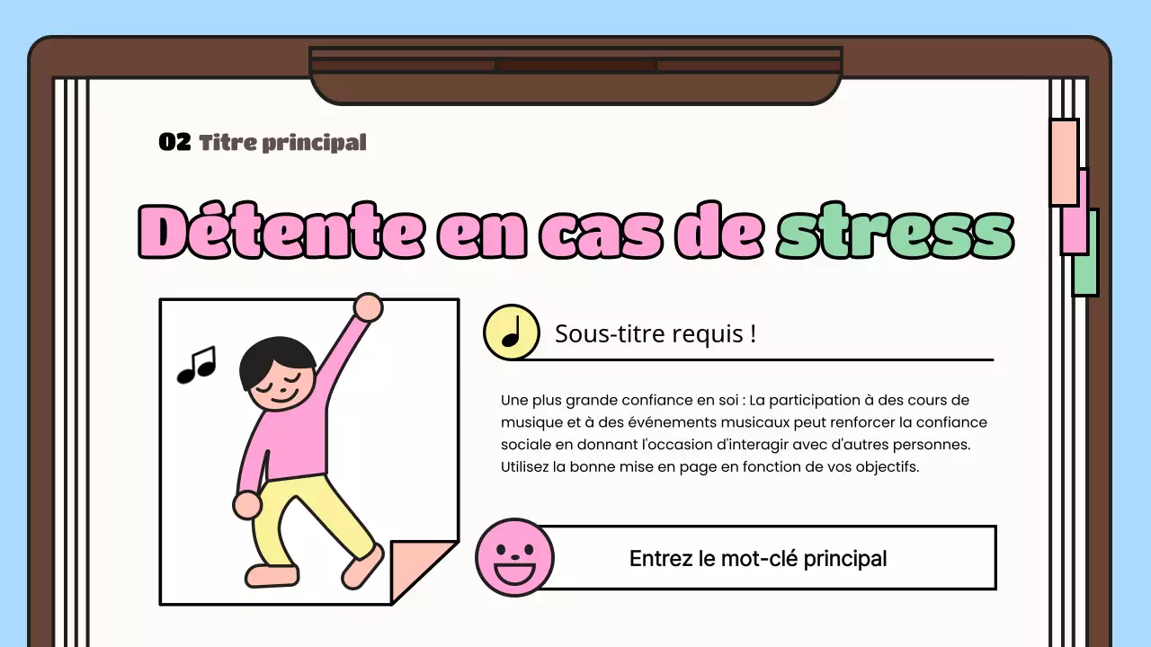 Les bienfaits du jaune et du rose Ressources pour les leçons de musique