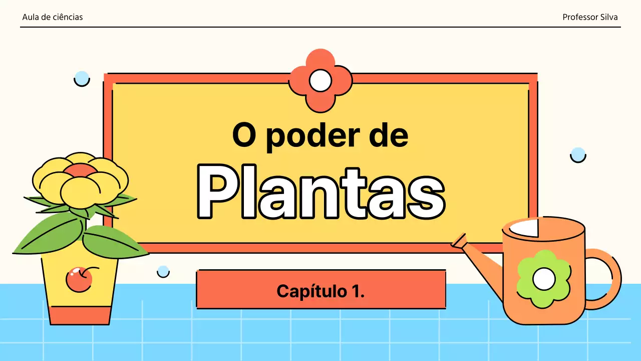 Fotossíntese num pop de laranja e verde