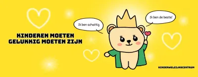 Helder, leuk kinderwelzijnscentrum met schattige figuurtjes