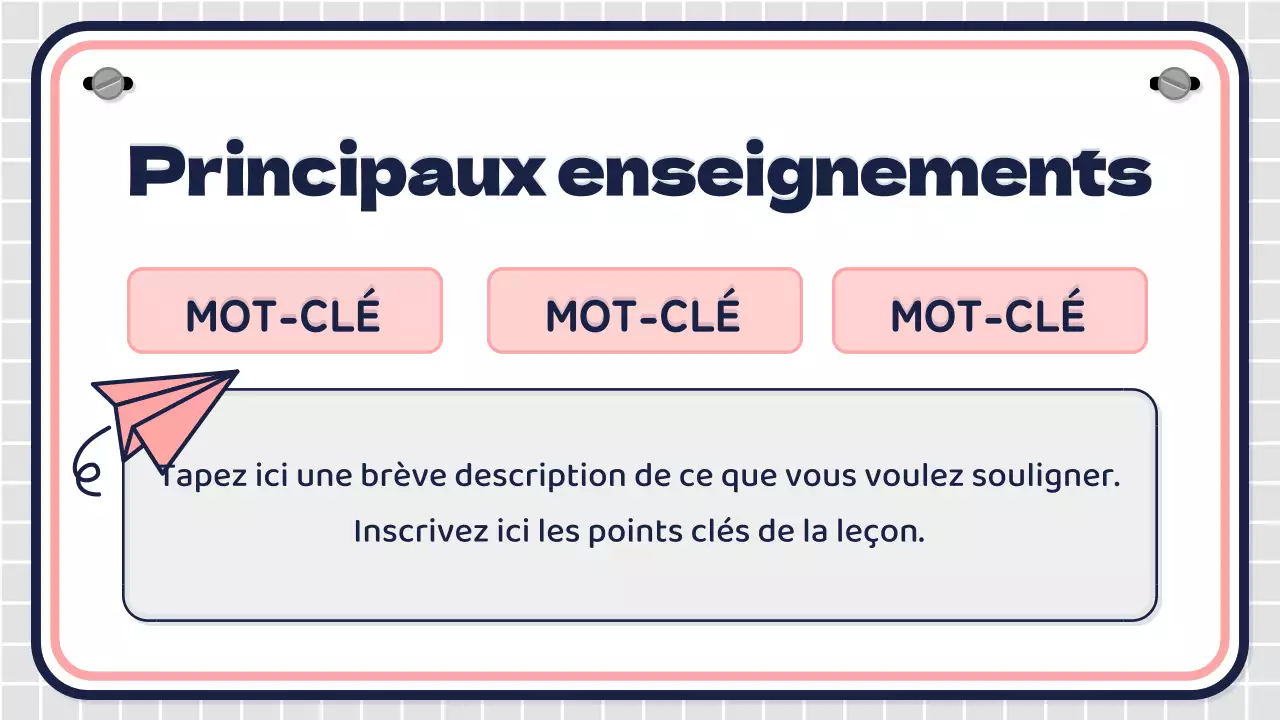 Plans de cours pour le collège avec des personnages roses et mentholés