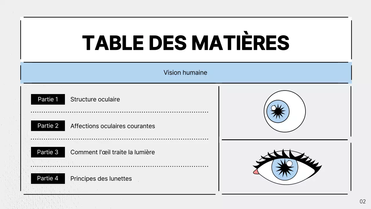 Promouvoir la science moderne en bleu clair et gris