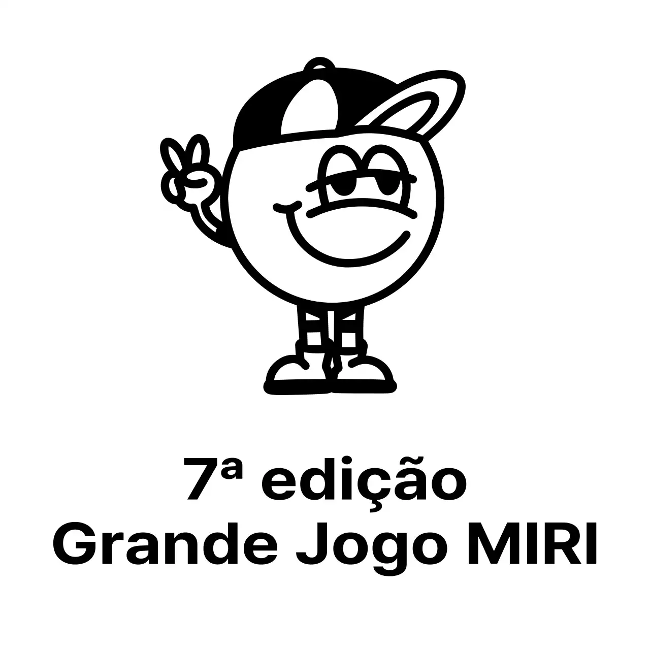 Um bonito dia de desporto com uma personagem de chapéu