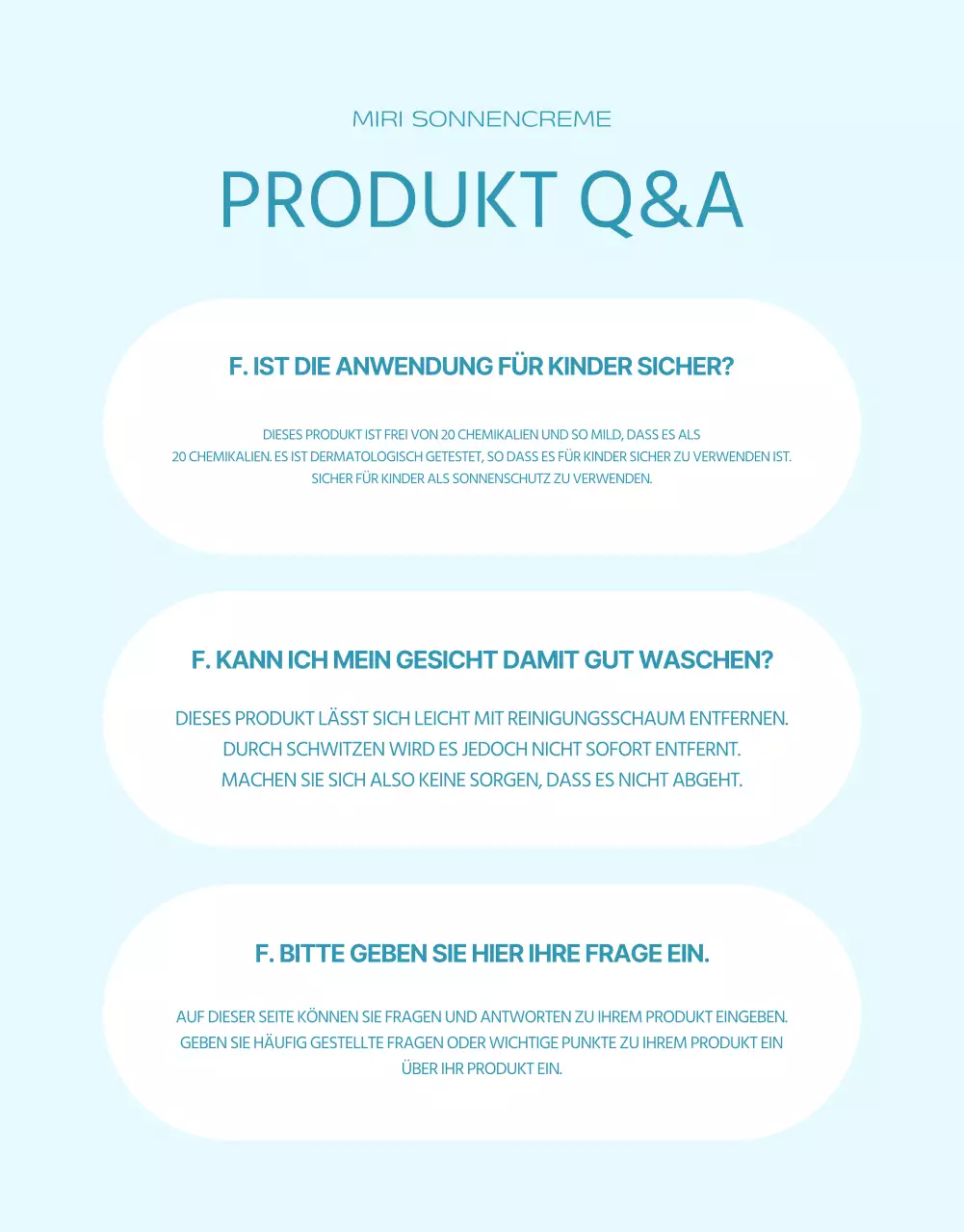 Ein einfacher Sonnenschutz in Hellblau und Orange erklärt