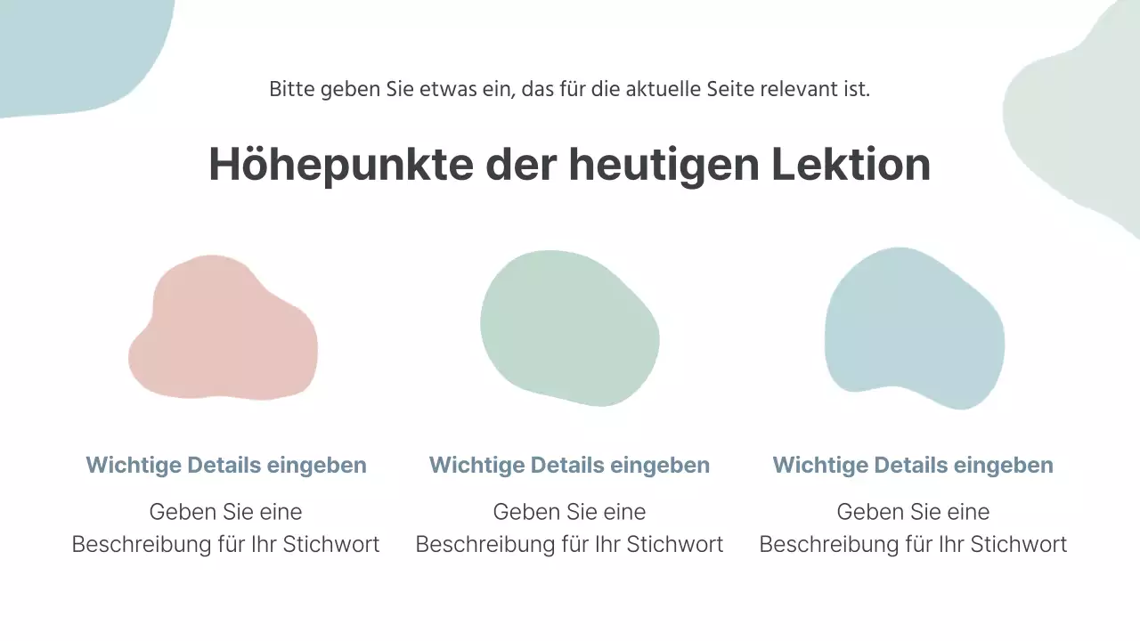 Graue und einfache Unterrichtsmaterialien für Lehrer