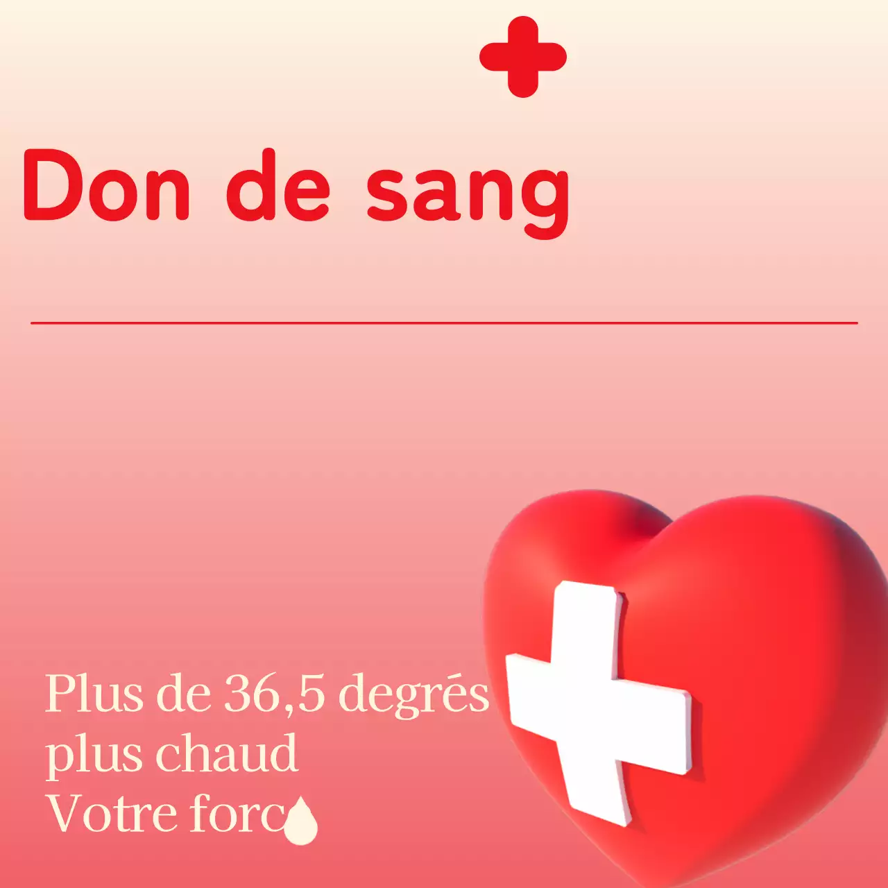 L'appel simple de Red à donner du sang