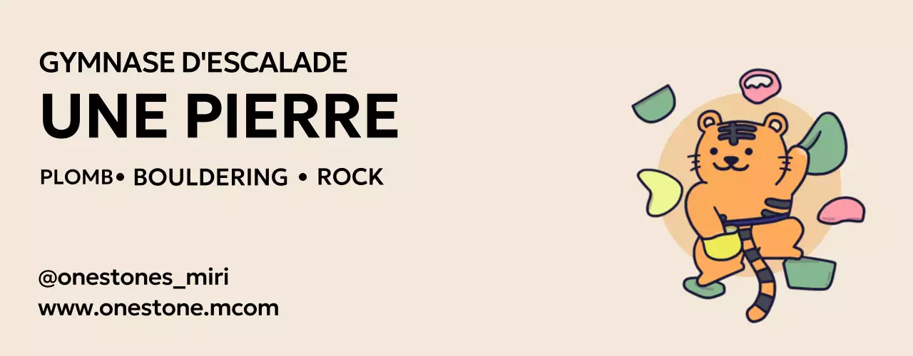 Tigre mignon grimpant