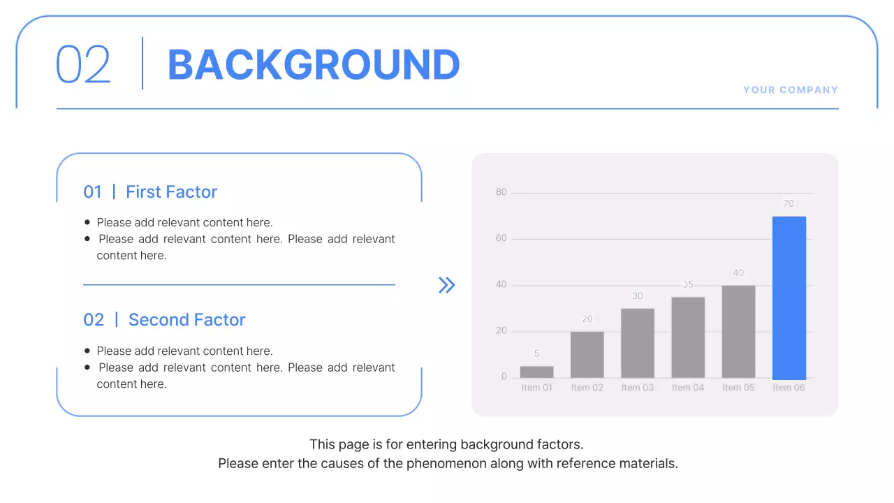 Blue Simple Business Report Document Presentation