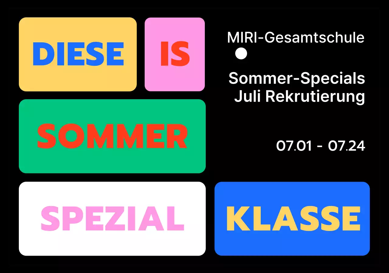 Designs mit verschiedenfarbigen Kästen zur Hervorhebung von Sätzen