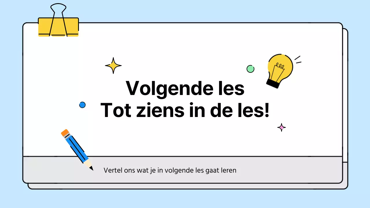 Leuke gele en blauwe schoolspullen