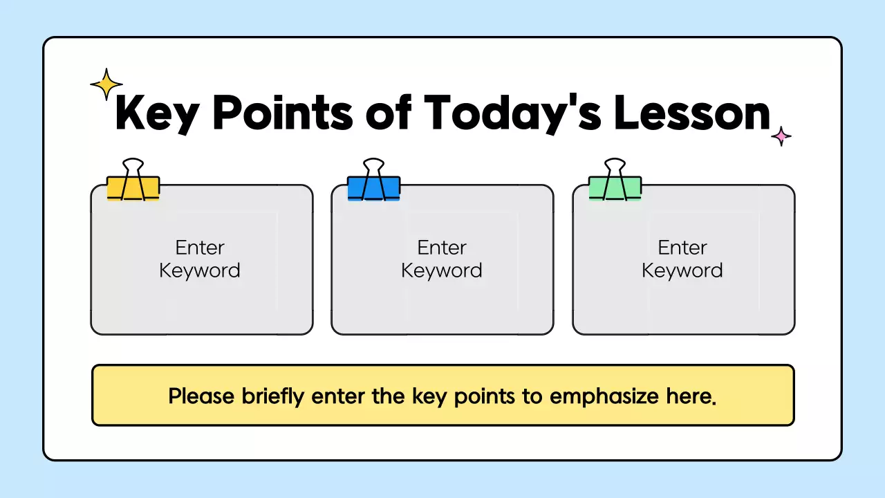 Blue Simple School Guide Presentation