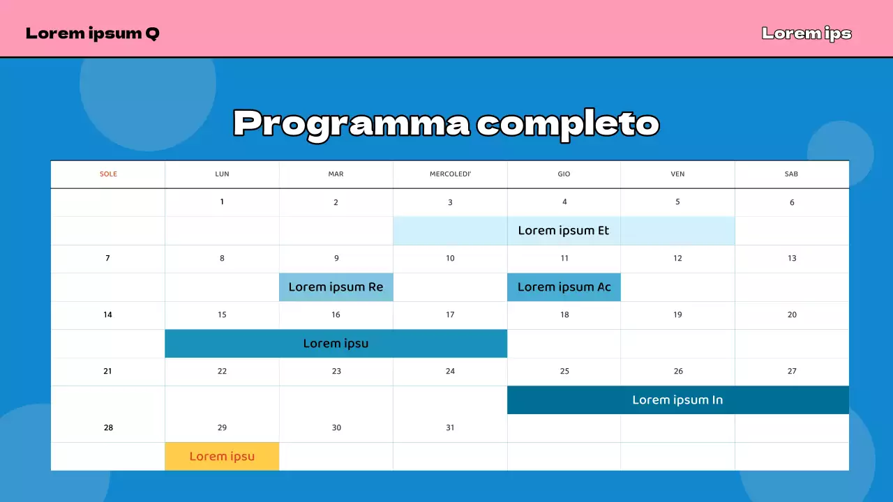 Promuovere la Fiera dei bambini gialli e blu