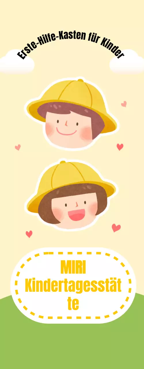 Kinderzimmer-Design mit niedlichen Kinder-Illustrationen