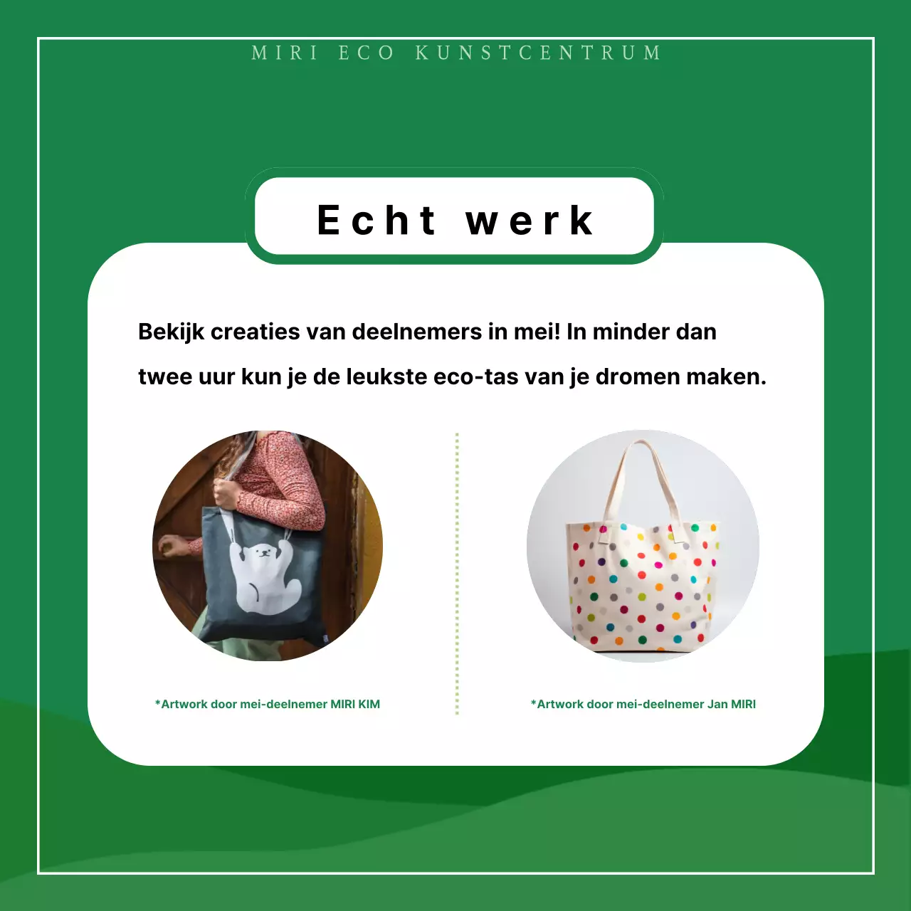 Groene, minimalistische upcycling-ervaringen bevorderen