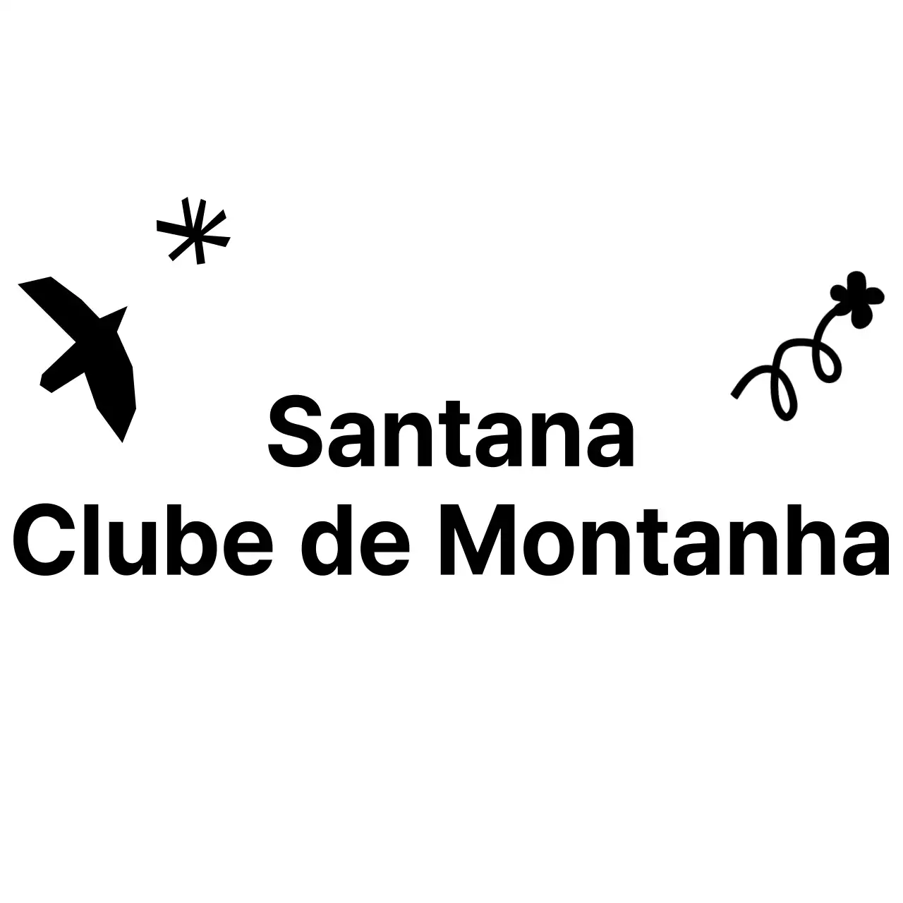 Um bonito clube de montanha com desenhos de doodles1