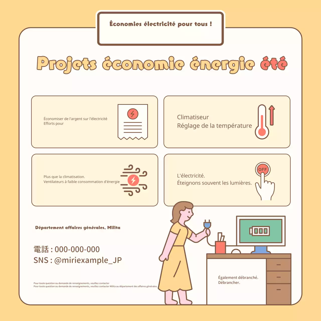 A propos de la planification d'un beau plan de conservation estival jaune et beige