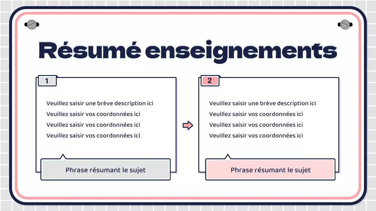 Plans de cours pour le collège avec des personnages roses et mentholés