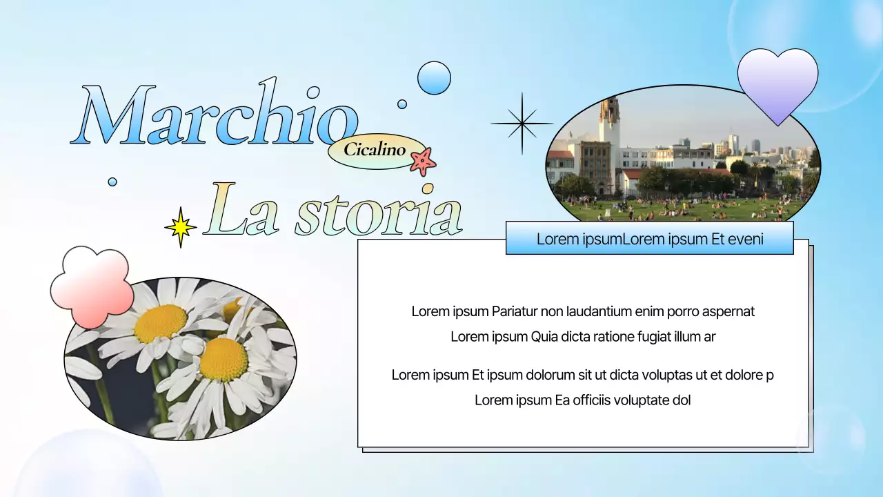 Uno slip estivo kitsch di marca in blu