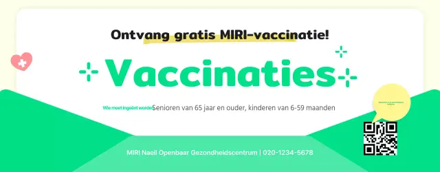 Gele en groene mededelingen over gezondheidsvaccinatie
