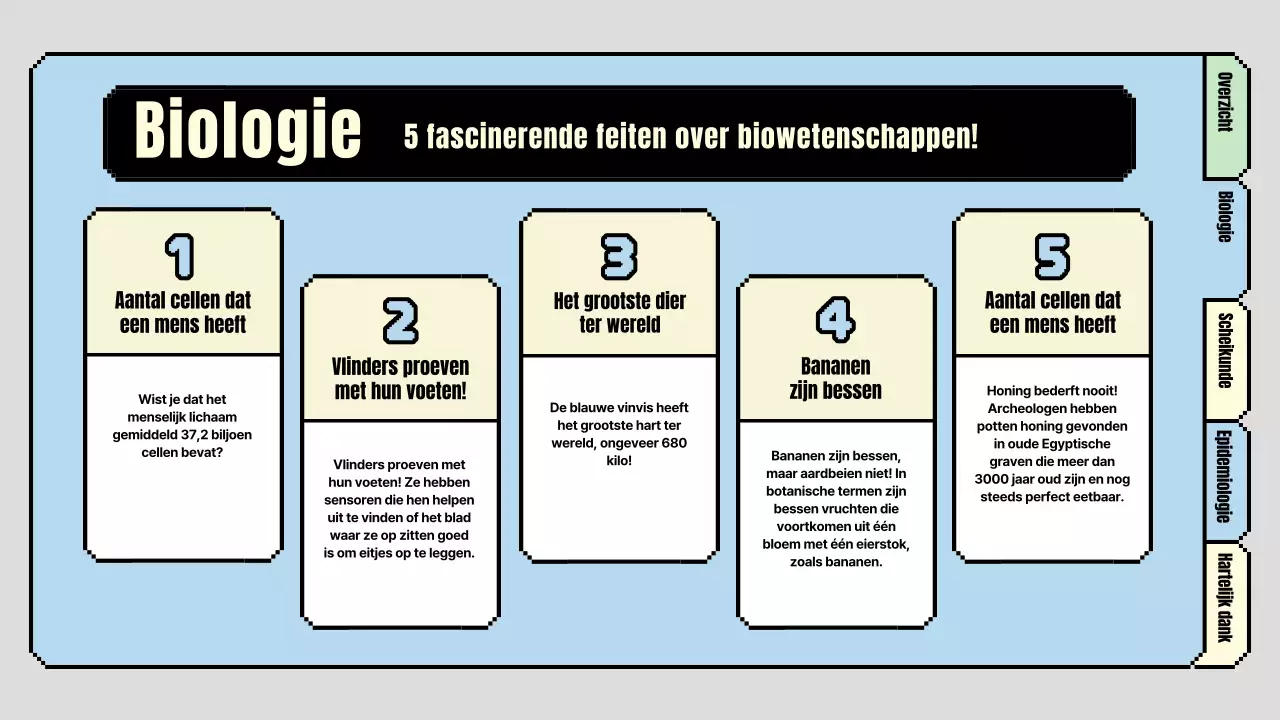 Schattig primair wetenschappelijk lesplan in lichtblauw en lichtgroen