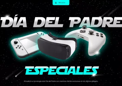 Promueve una venta de electrodomésticos cibernéticos en negro y menta para el Día de la Madre