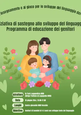 Promuovere una semplice educazione allo sviluppo del linguaggio in verde e kaki
