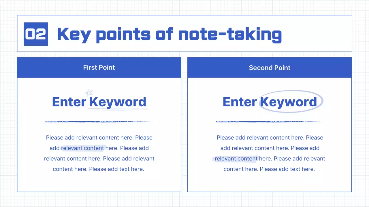 Blue Modern Study Guide Presentation
