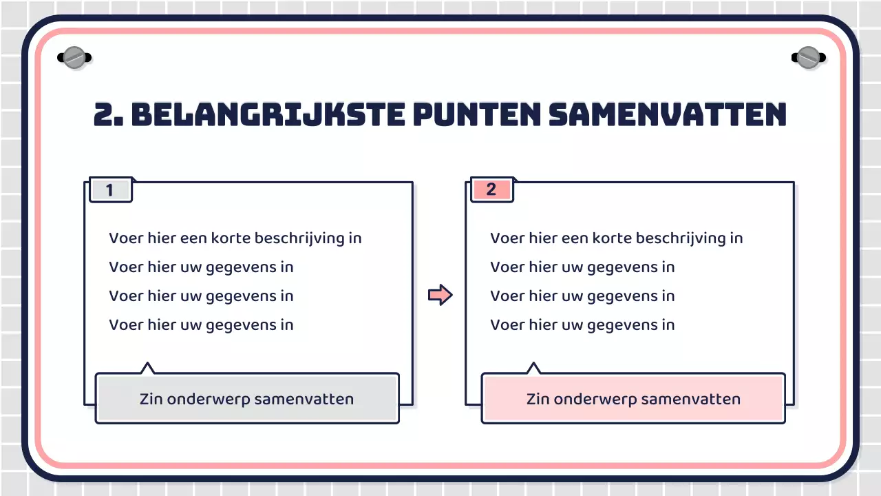Lesplannen voor de middelbare school met roze en mintkleurige figuurtjes