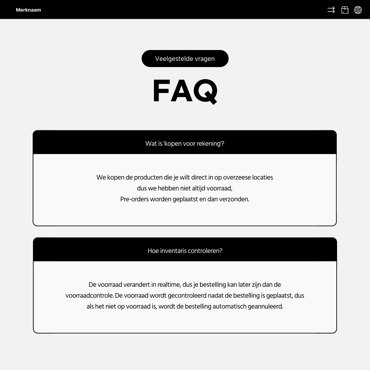 Eenvoudige oranje en zwarte overzeese directe verkoop social media promotie