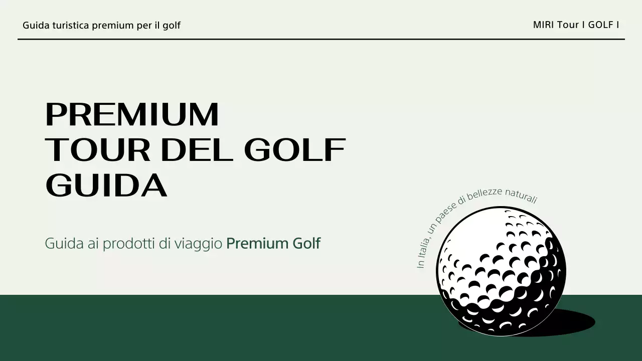 Una moderna guida al golf in kaki e avorio