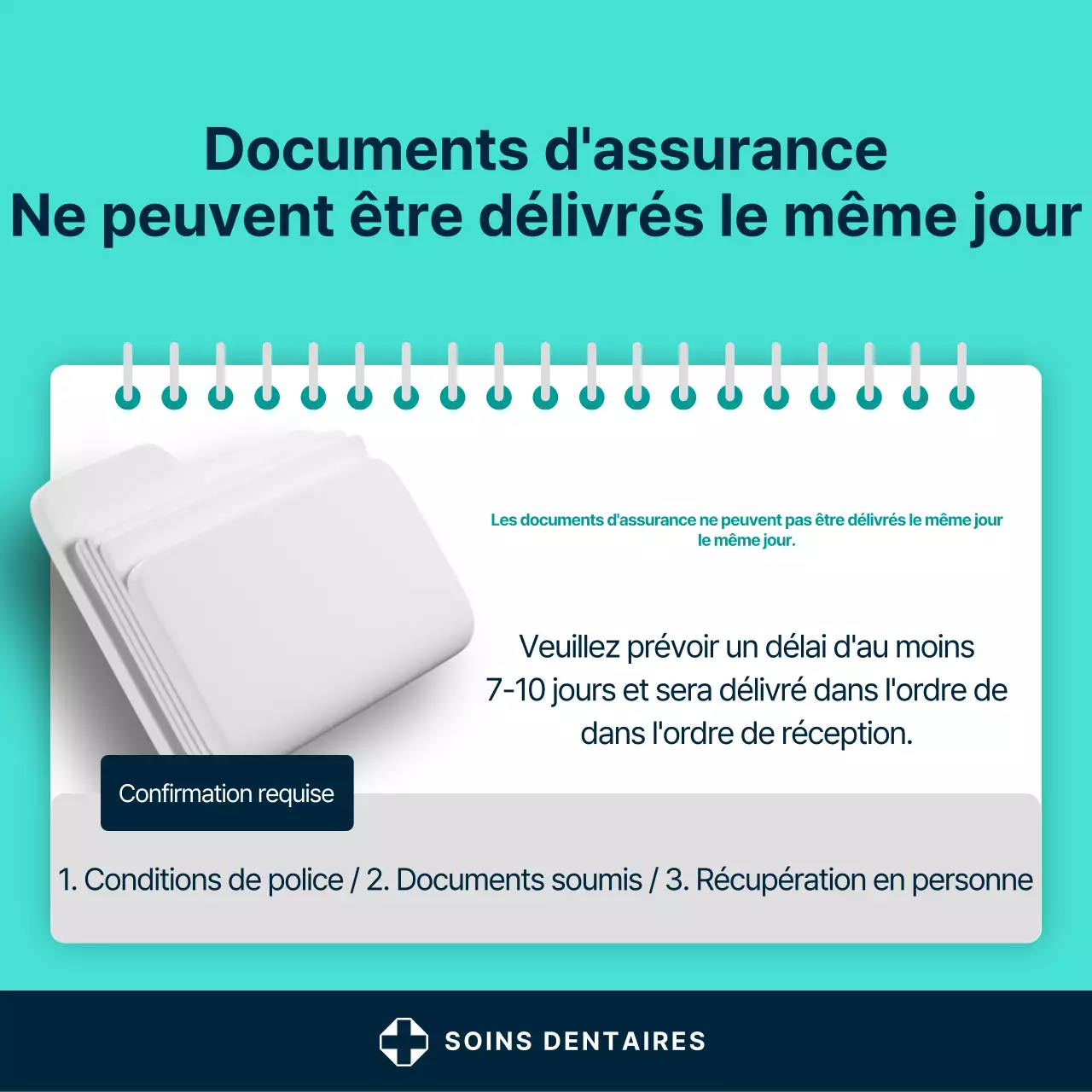 Un simple billet promotionnel sur les soins dentaires à la menthe et au blanc