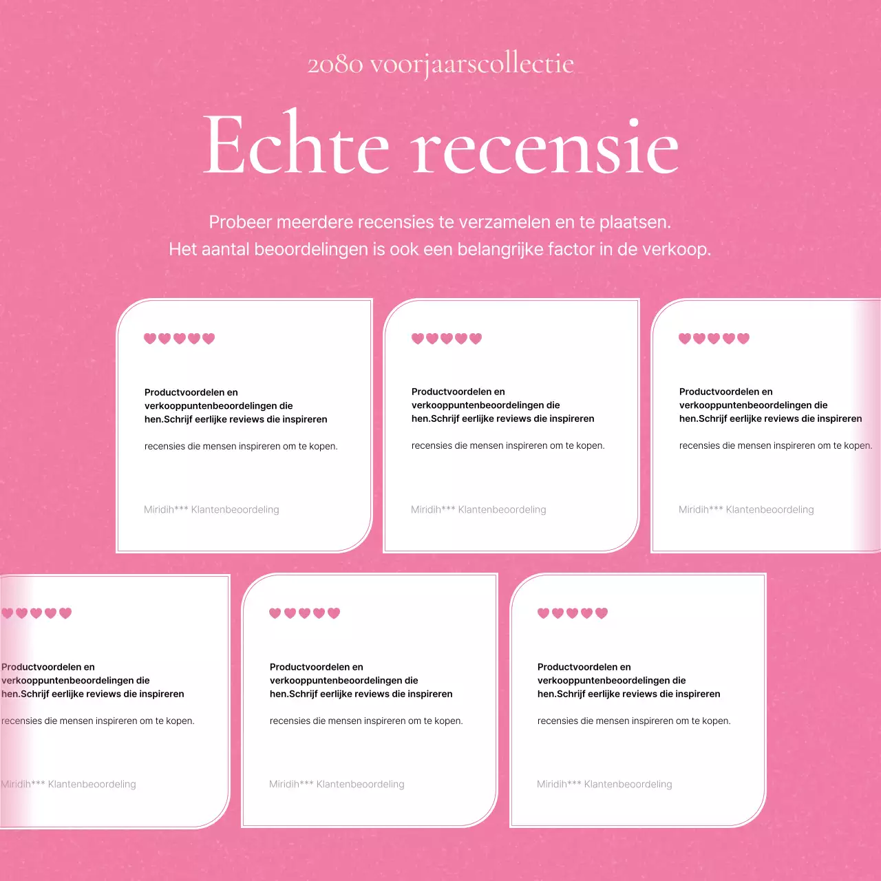 Promoot een kitscherige modereportage in roze