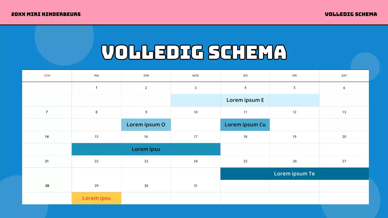 Promoot de Yellow and Blue Kids Fair