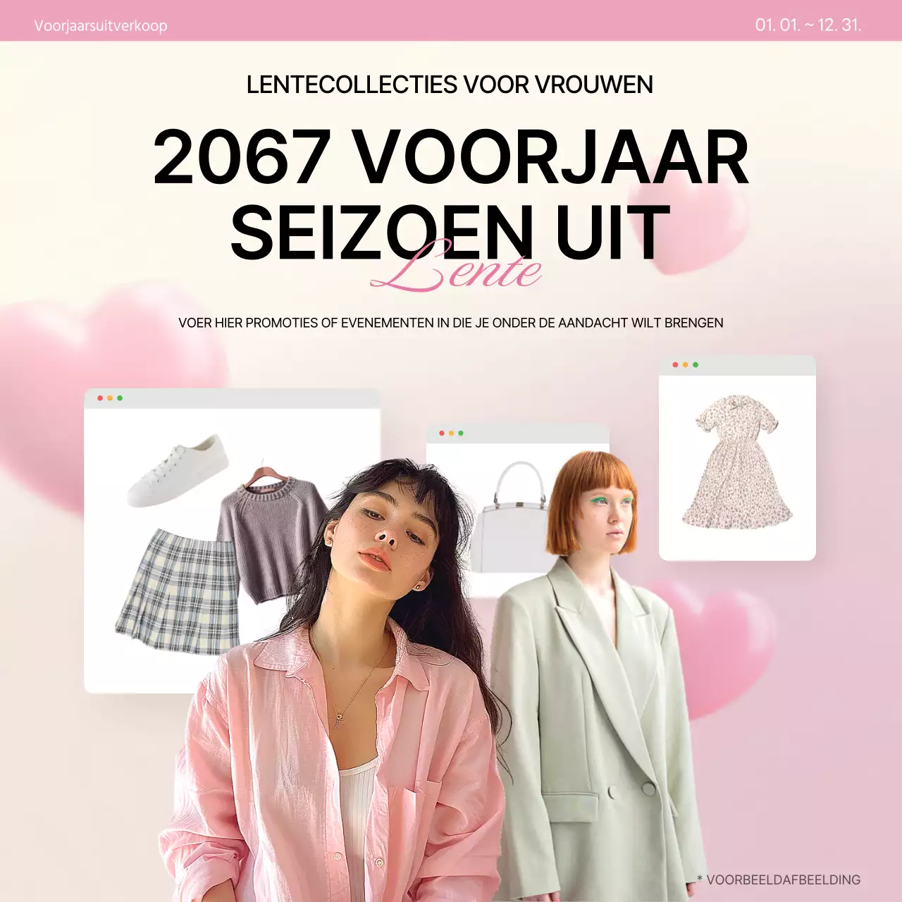 Promoot een trendy modehoes in roze