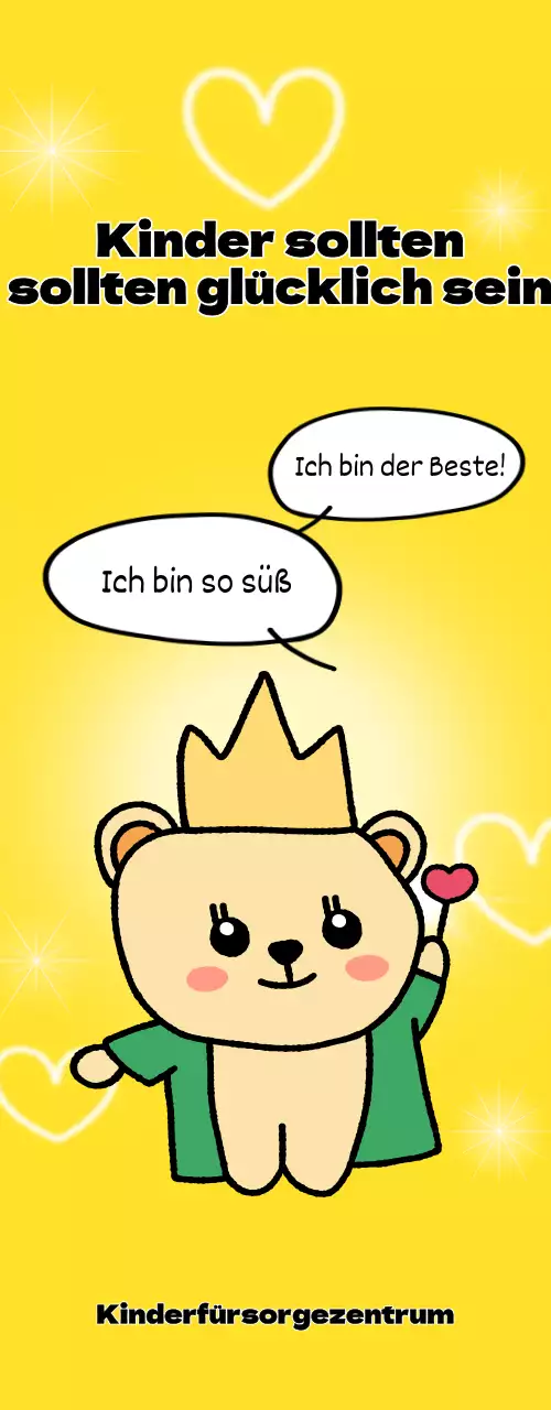 Helles, unterhaltsames Kinderschutzzentrum mit niedlichen Figuren