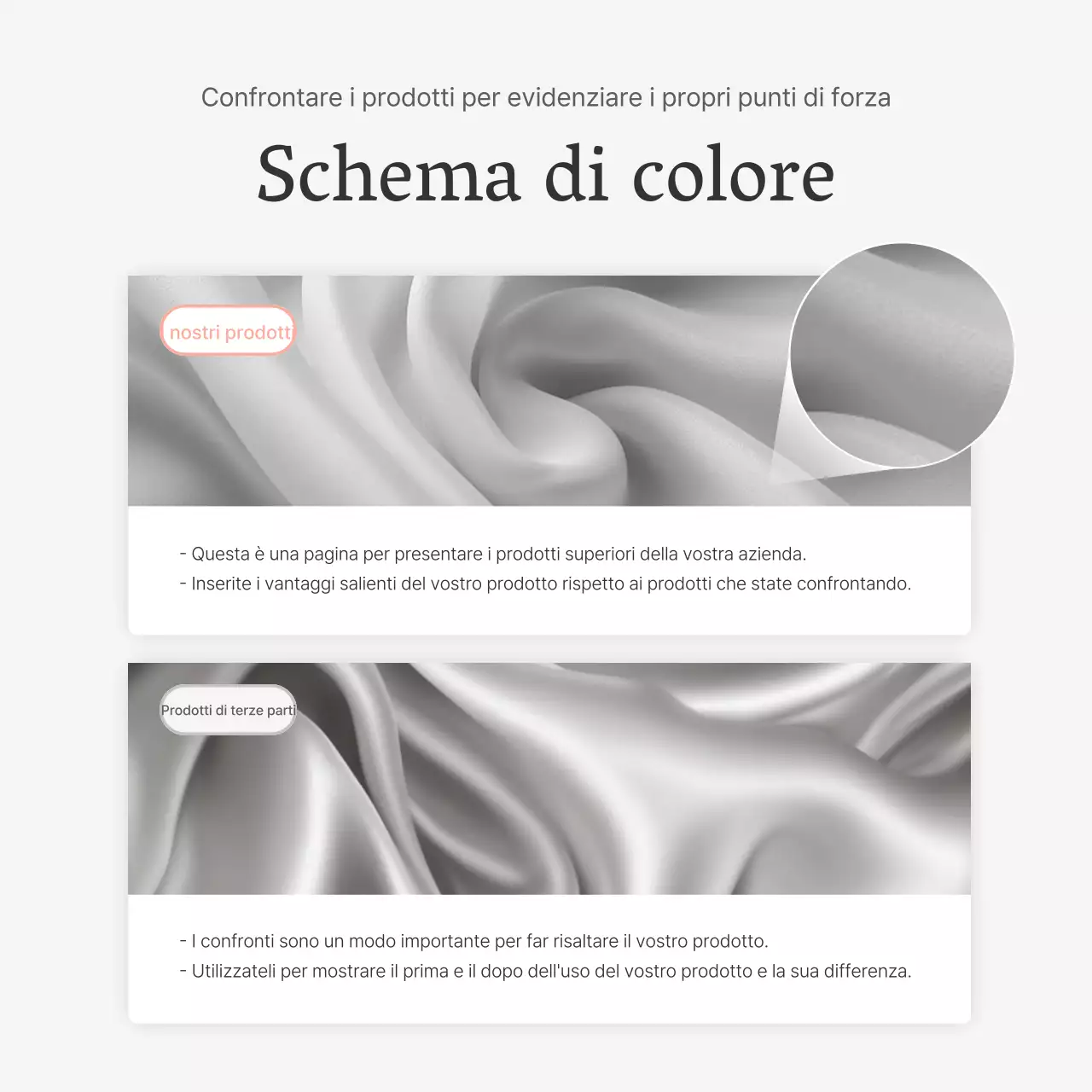 Punti di controllo e pubblicità per un centro commerciale di moda, decorati con un semplice stile emoji bianco e grigio.