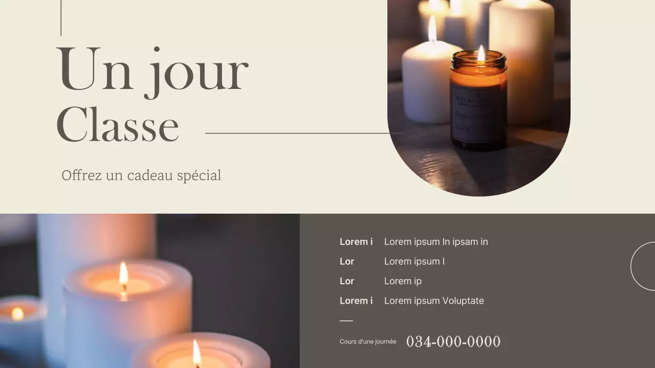 Une marque de luxe pour les petites entreprises en marron et ivoire