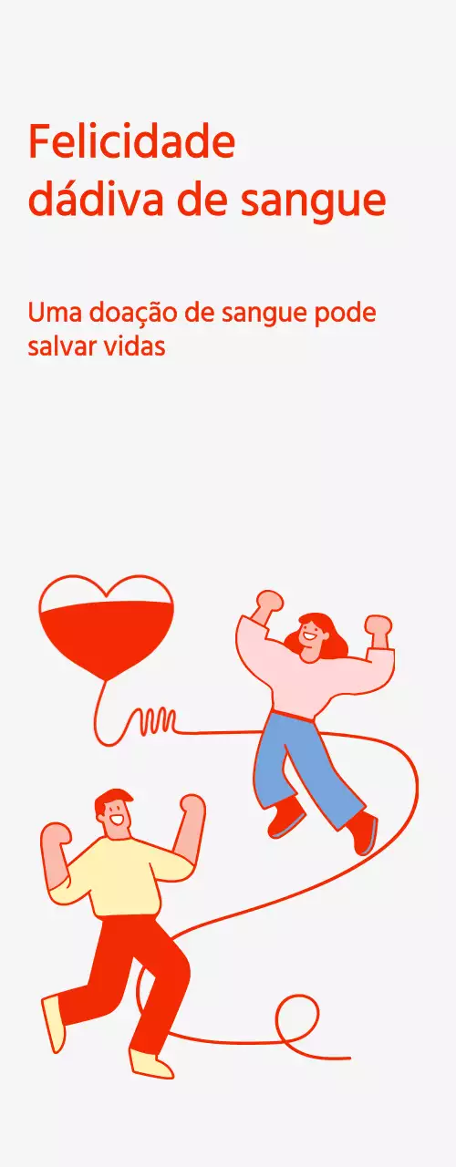 Conceito de ilustração de doação de sangue em vermelho e cinzento