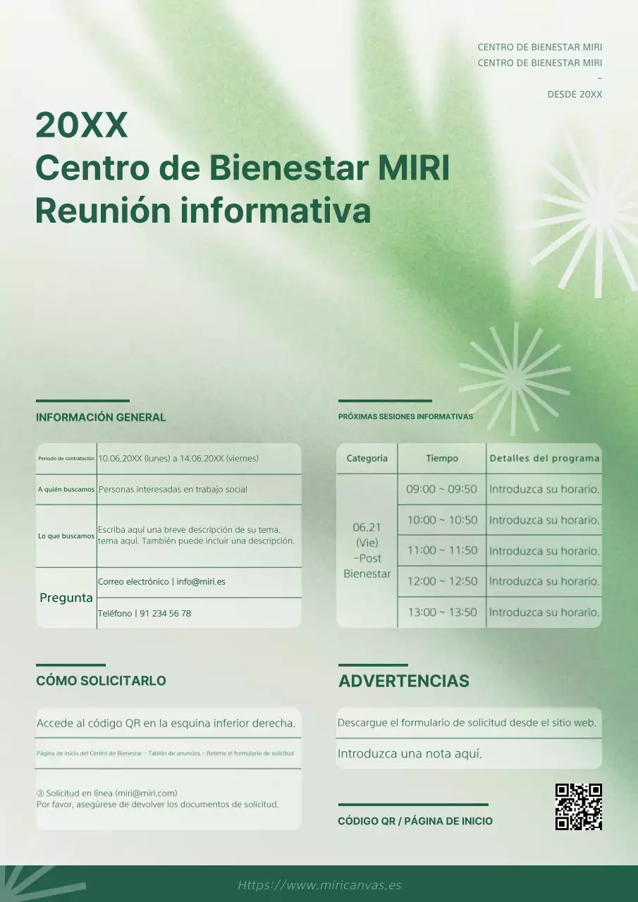 Promocione su lanzamiento en verde y blanco