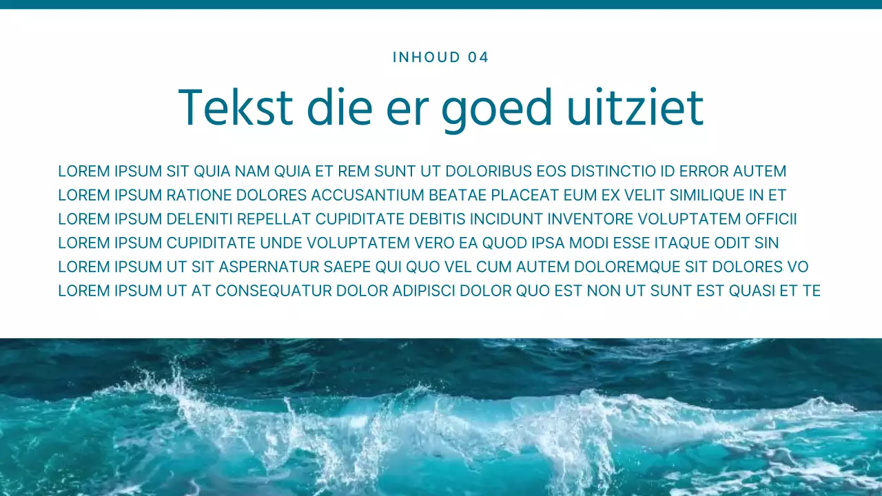 Eenvoudige zomerse achtergrondpresentatie in mint en wit